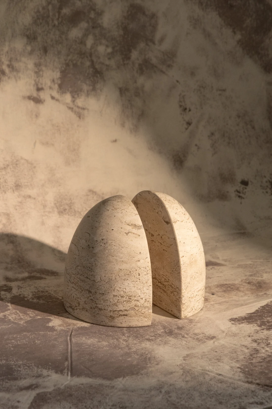 Stone bookends by MORFA